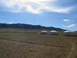 Touristen-Ger-Camp