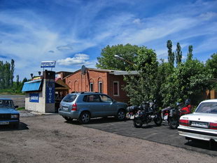 Imbissbude am Straenrand